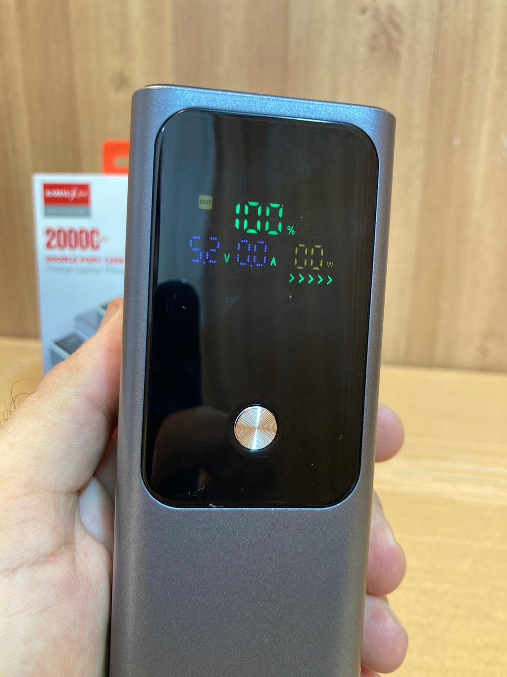 Kamal Square Shape 125W Super Fast Charging Lithium Power Bank 20,000 mAh - K125