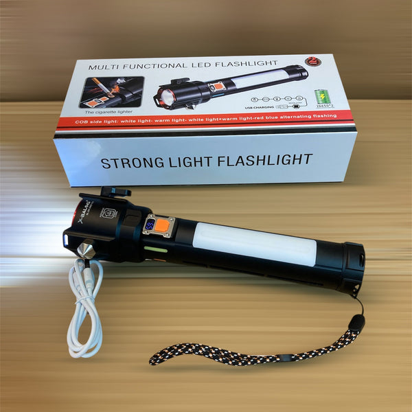 Lot Imported 5 in 1 Multifunctional Led Flashlight-Torch 2407