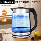 Sokany Blue Light 2.2L Electric Kettle 2000W