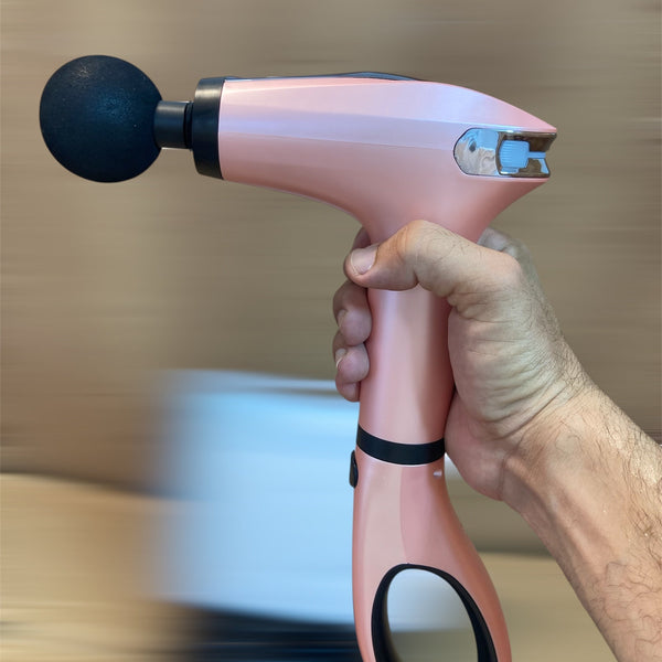 Blue Idea Extended Handle Facial Gun Pro Massager