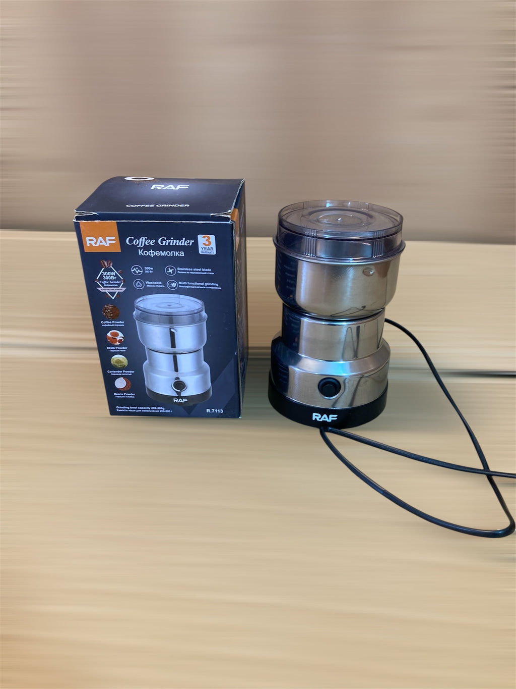 RAF 85g Electric Spice Grinder 300W