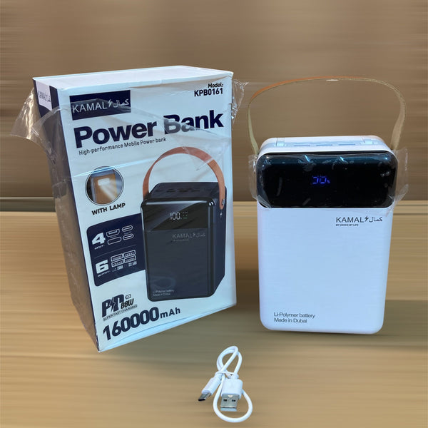 Kamal 88W Fast Charging Lamp Power Bank 160,000 mAh - KPB0161