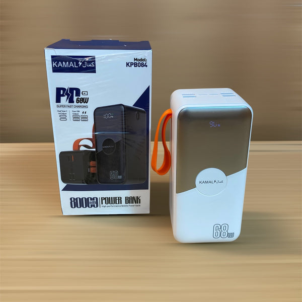 Kamal 68W Fast Charging Power Bank 80,000 mAh - KPB084