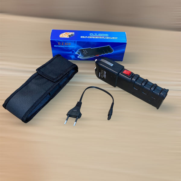 Self-Defensive Stun Gun with Flashlight – 928 Type – 12000k Volt