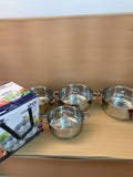 BergHome 8PCs Stainless Steel Cookware Set