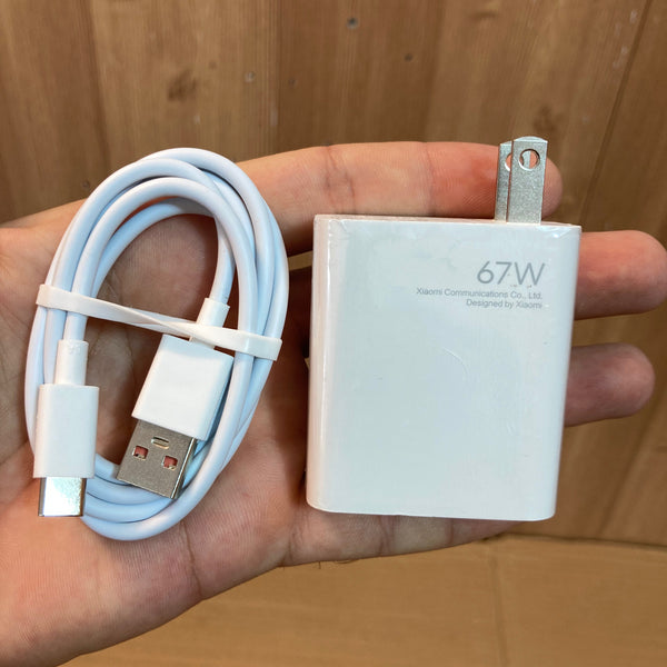 Xioami Mi Imported 67W Super Fast Turbo Charger/Adapter & Cable