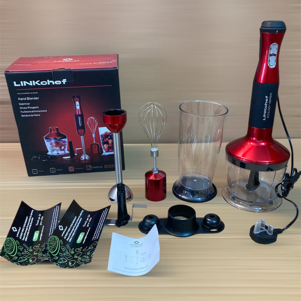 LINKchef 5-in-1 Hand Blender Set 500W