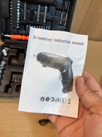 47PCs Multifunctional Rechargeable Screwdriver Drill