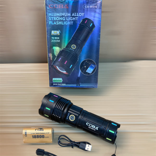 COBA High Beam Led Flashlight-Torch CB-W516
