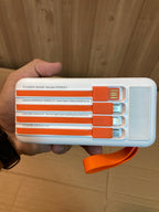 Kamal 50,000 mAh Solar Power Bank with 4 Built-in Cables KPB051