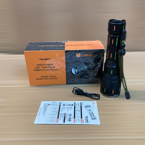 Yemao Rechargeable Led Flashlight-Torch YM-G66Y