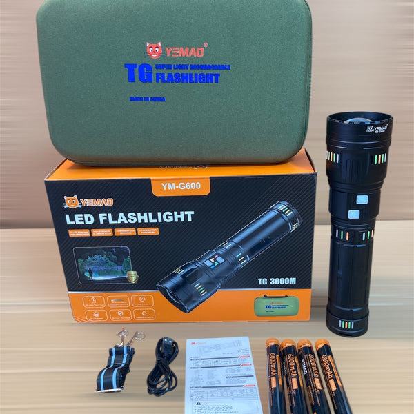 Yemao Powerful Long Range Super Led Flashlight - Torch YM-G600