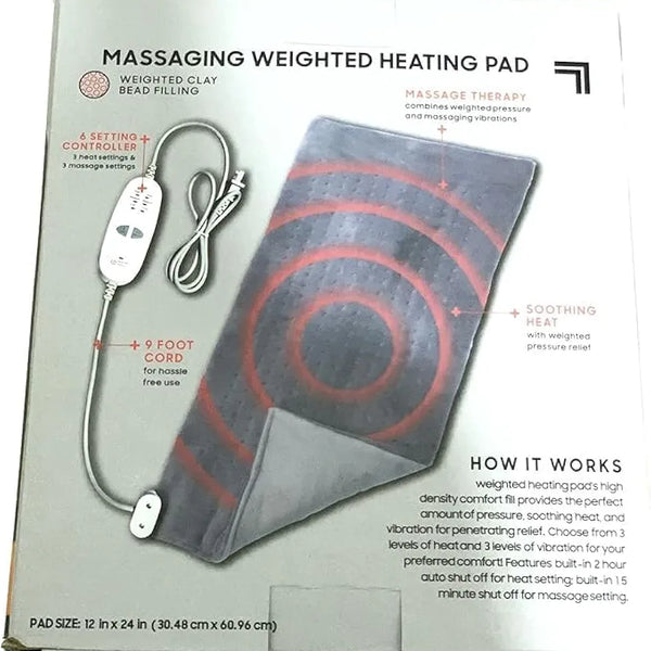 Lot Imported Massaging Weighted Heating Pad