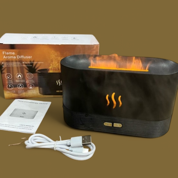 New Stylish Electric Air Flame Humidifier