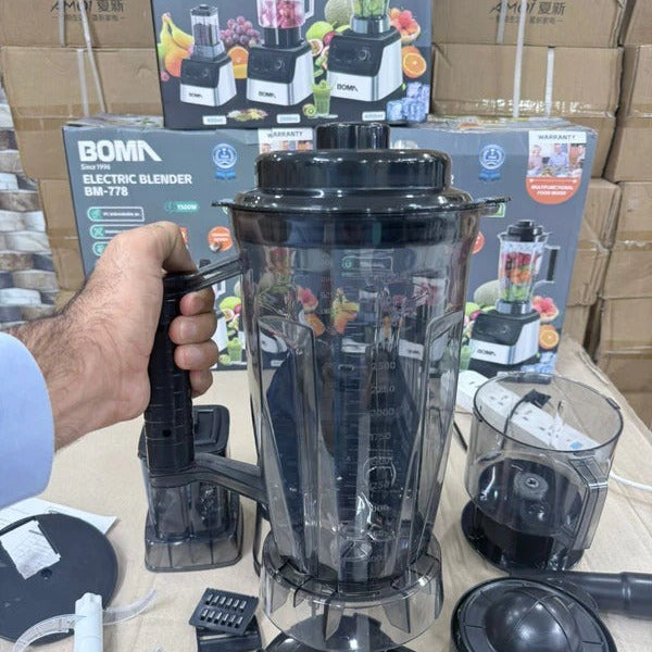 BOMA 6-in-1 Juicer Blender | Multifunction Food Processor | Powerful Motor