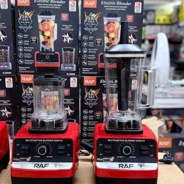 RAF Electric 2-in-1 Blender & Grinder – 2.5L Large Capacity, Powerful Multi-Purpose Mixer