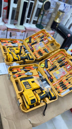 .DEWALT 48V Power Drill Kit | 56 Accessories + 2 Rechargeable Lithium Batteries
