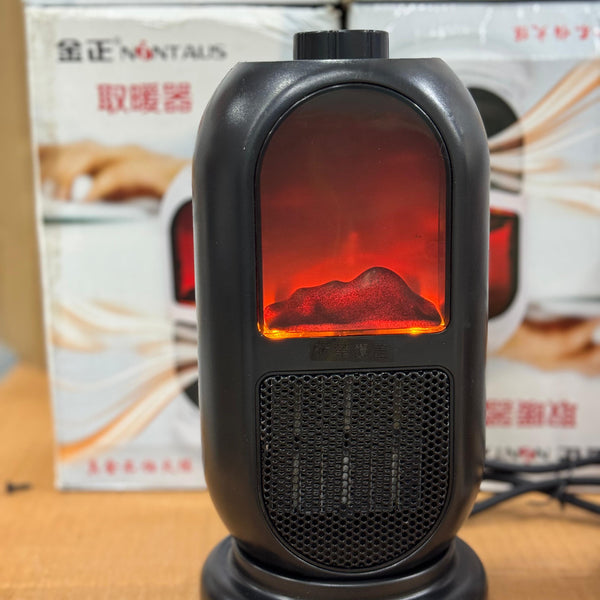 Nontause 3D Flame Heater – Portable Electric Space Heater with Realistic Flame Effect
