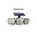 Adjustable Remote Control 3D Solar Light