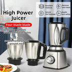 Super Crest Germany Full Steel Body 3-in-1 Electric Juicer, Chopper and Grinder Machine Heavy Duty SCT-8031