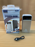 Kamal 65W Super Fast 2Built-in Cables Charging Power Bank 30,000mAh KPB-034