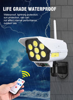 Solar Street Sun Rechargeable Led Light - Wall Lamp With Remote Control