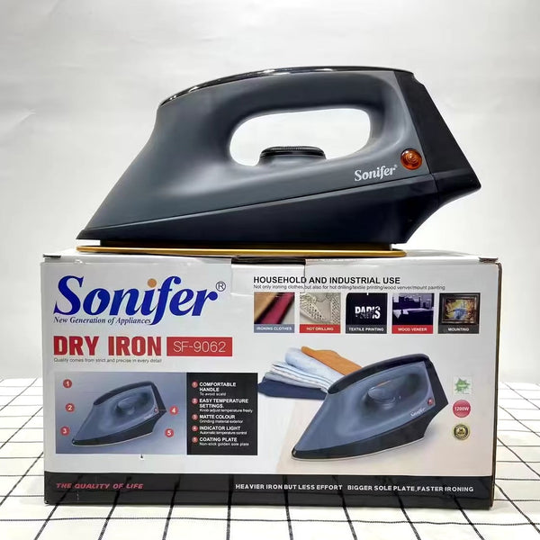 Sonifer Heavy Weight Electric Dry Iron 1200W
