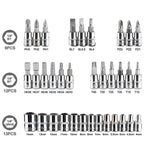 46 PCS Metric Socket Wrench & Bit Set – 1/4" Drive Ratchet Tool Kit with Extension Bar for Car, Bike, and Home Repairs – Durable Storage Case Included