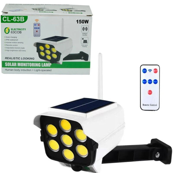 Solar Street Sun Rechargeable Led Light - Wall Lamp With Remote Control